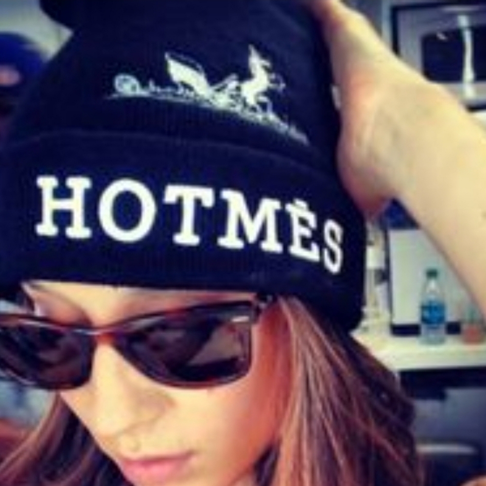 Black HOTMES Beanie
